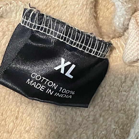 REBEL MINDS Distressed DESTROYED Cut PULLOVER SWEATSHIRT SZ XL - Picture 6 of 9